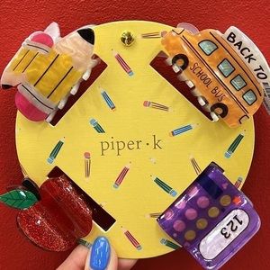 Piper K Back to school hair clips